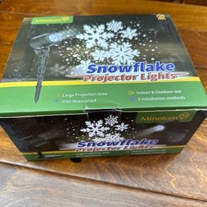 Snowflake Projector Lights Outdoor Christmas IP65 Waterproof